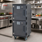 Thumbnail image #3 for Cambro Pro Cart Ultra® PCUPCSP615 Insulated Electric Food Pan Carrier, Bottom Cold, Front-Loading, Universal Rails, 16 Full-Size Sheet Pan Capacity