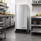 Thumbnail image #2 for Hoshizaki AM-50BAK-AD Self-Contained Air-Cooled Full-Cube Ice Maker with 27 lb Bin, 54 lb Daily Production