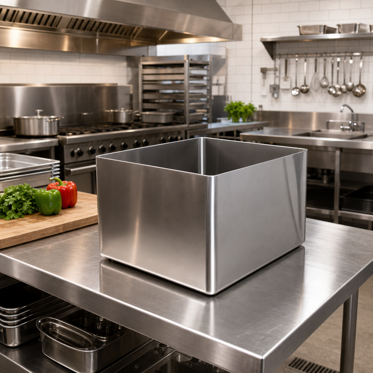 Product image #2 for Weld-In Stainless Steel Sink, 14 x 16 x 12 Inches, Single Compartment