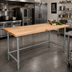 Thumbnail image #2 for John Boos JNB18 10-Foot x 36-Inch Wood Top Work Table with Galvanized Base