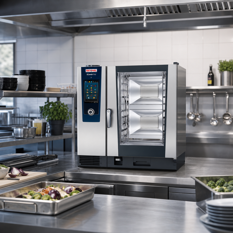 Product image #2 for RATIONAL iCombi Pro 10-Full Size Countertop Natural Gas Combi Oven with AutoDose