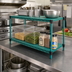 Thumbnail image #2 for QuadPlus 54 x 18 Inch Solid Green Polymer Shelf Mat with QuadTruss Wire Frame