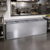 Thumbnail image #2 for Glastender 96-Inch Stainless Steel Deep-Well Flat Top Slide-Top Bottle Cooler with 4 Sliding Doors