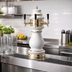 Thumbnail image #2 for Perlick Torino White Ceramic 3-Faucet Glycol-Cooled Countertop Draft Beer Tower