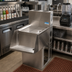 Thumbnail image #2 for BK Resources 18-Inch Stainless Steel Underbar Mixing Station with Drainboard, Blender Shelf, Die Wall & Base