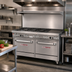 Thumbnail image #2 for Southbend Ultimate 60-Inch Gas Restaurant Range with 4 Pyromax Burners, 24-Inch Griddle, Standard Oven, and Cabinet Base