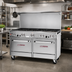 Thumbnail image #2 for Southbend Ultimate 60-Inch Gas Restaurant Range with 9 Burners and 2 Standard Ovens