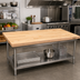Thumbnail image #2 for Boos Block 72 x 30 Inch Blended Edge Grain Maple Kitchen Countertop, Varnique Finish