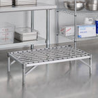 Thumbnail image #2 for Metro Super Erecta HP53K3 36 x 24 in Wire Dunnage Rack with Lift-Off Mat, Green Epoxy Finish, 14.5 in H, 1,600 lb Capacity