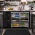 Thumbnail image #2 for Continental Refrigerator BB50SNGD 50-Inch Shallow Depth Back Bar Cooler with Hinged Glass Doors