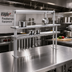Thumbnail image #2 for Eagle Flex-Master 18-Inch Stainless Steel Table-Mount Overshelf Post, Sold in Pairs