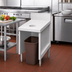 Thumbnail image #2 for La Rosa Refrigeration 18-Inch Waste Can Housing Utility Stand with 6-Inch Trash Chute