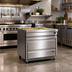Thumbnail image #2 for Jade Bistro Fire & Ice 36-Inch Low-Height Remote Refrigerated Base with 2 Drawers