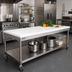 Thumbnail image #2 for John Boos 120-Inch x 36-Inch Reversible Poly Replacement Work Table Top