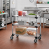 Thumbnail image #2 for Metro Super Erecta MW402 Standard Duty 3-Shelf Open Utility Bus Cart, 30 x 18 Inches, Chrome Plated Steel