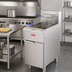 Thumbnail image #2 for Omcan USA Commercial 16-Inch Floor Model Natural Gas Fryer, Open Pot, 56-60 lb Oil Capacity