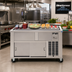 Thumbnail image #2 for DineXpress DXP5FT 5-Well Full-Size Frost Top Mobile Serving Counter