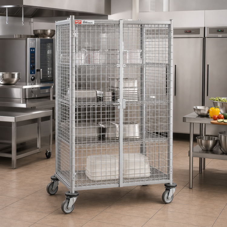 Product image #2 for Super Erecta Mobile Wire Security Unit with Metroseal 3 Epoxy Finish