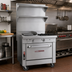 Thumbnail image #2 for Southbend Platinum Heavy Duty 36-Inch Commercial Gas Range with 2 Open Burners, 2 Hot Tops and Standard Oven