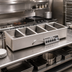 Thumbnail image #2 for Wells Built-In Electric Auto-Fill Hot Well Food Warmer with 5 Openings, Wet/Dry Operation