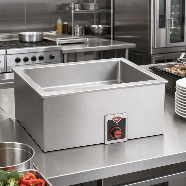 Product image #2 for Wells BMW-206STDU Built-In Electric Bottom-Mount Food Warmer — 12 Inches x 20 Inches Pan Opening, Insulated