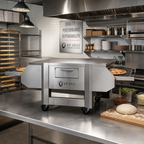 Thumbnail image #2 for Hot Rocks CLASSIC 7022 SINGLE Single-Stack Natural Gas Stone Conveyor Pizza Oven, 70 x 22 in. Surface, Touchscreen Controls