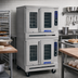 Thumbnail image #2 for Imperial PCVDE-2 2-Deck Bakery-Depth Electric Convection Oven with Manual Controls and 50/50 Doors