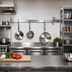 Thumbnail image #2 for John Boos 48-Inch Wall-Mount Single-Bar Stainless Steel Pot Rack with 4 Double Hooks