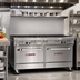 Thumbnail image #2 for Southbend Ultimate 60-Inch Gas Restaurant Range with 5 Burners, 24-Inch Charbroiler, Standard Oven, and Convection Oven