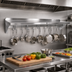 Thumbnail image #2 for John Boos Stallion 144-Inch Wall-Mount Stainless Steel Pot Rack Shelf with 12 Hooks