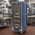 Thumbnail image #2 for Metro C5 3 Series Full-Height Mobile Combination Heated Holding & Proofing Cabinet with Blue Insulation Armour, Clear Door, Fixed Wire Slides