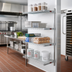 Thumbnail image #2 for Eagle Group 4-Tier Add-On Wire Shelving Unit, 24 x 21 x 74 Inches, Chrome-Plated
