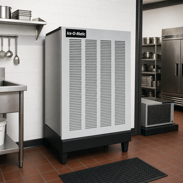 Product image #3 for Ice-O-Matic MFI1506R Air-Cooled Flake Ice Machine with Remote Condenser, 1,390 lb/24 Hr Production