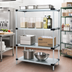 Thumbnail image #2 for Quantum 54-Inch W x 24-Inch D x 86-Inch H Solid Shelving Starter Kit with 4 Shelves and 4 Posts
