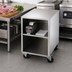 Thumbnail image #2 for ATMOVAC Mobile Stainless Steel Equipment Stand for Tabletop Vacuum Machines