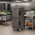 Thumbnail image #3 for Cambro Ultra Camcart Non-Electric Front-Loading Insulated Food Pan Carrier, 60 Qt., Granite Sand