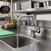 Thumbnail image #2 for T&S Brass Single Pantry Faucet, Single Hole Deck Mount, 6-Inch Swing Nozzle, 2.2 GPM Vandal-Resistant Aerator