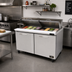 Thumbnail image #2 for Kool-It Signature 60-Inch 2-Section Double Door Mega Top Sandwich/Salad Prep Table, 24-Pan Capacity