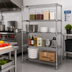 Thumbnail image #2 for Quantum 4-Shelf Wire Shelving Starter Kit, 42 x 18 x 54 Inch, 304 Stainless Steel