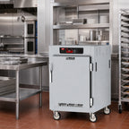 Thumbnail image #2 for Metro C5 C585-SFS-UPFC Controlled Temperature Pass-Thru Holding Cabinet, Half-Height Mobile, 8 Sheet Pan/16 Hotel Pan Capacity