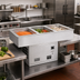 Thumbnail image #2 for Atlas Metal WCMD-C-4 4-Pan Self-Contained Refrigerated Drop-In Cold Well