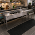 Thumbnail image #2 for Eagle Group 1800 Series 120-Inch Underbar Combination Unit with 3 Sink Bowls, 2 Drainboards, and Right Ice Bin