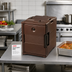 Thumbnail image #3 for Cambro Ultra Pan Carrier Front-Loading Insulated Food Pan Carrier, 60 Qt, Dark Brown