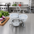 Thumbnail image #2 for Vollrath 6 oz Stainless Steel Replacement Bowl for 99615 Utility Server