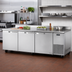 Thumbnail image #2 for True SPEC SERIES Three-Section Deep Work Top Refrigerator with Stainless Steel Top and Rear Splash