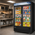 Thumbnail image #2 for Everest Refrigeration EMGF48B Reach-In Glass Door Merchandiser Freezer, 2-Section, 48 Cu. Ft.
