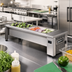 Thumbnail image #2 for DineXpress Slimline Cold Food Unit, 2-Pan Mechanical Refrigeration