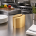 Thumbnail image #2 for Tabletop Stainless Steel Salt & Pepper Shaker Set, 4 oz., Satin Gold Finish