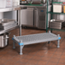 Thumbnail image #2 for Quantum Millenia Vented-Top Polymer Dunnage Rack, 36 x 18 x 14 Inches, Gray