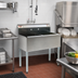 Thumbnail image #2 for Eagle Group Two-Compartment Utility Sink, 16-Gauge 430 Stainless Steel, 37-3/8 in. W x 25 in. D